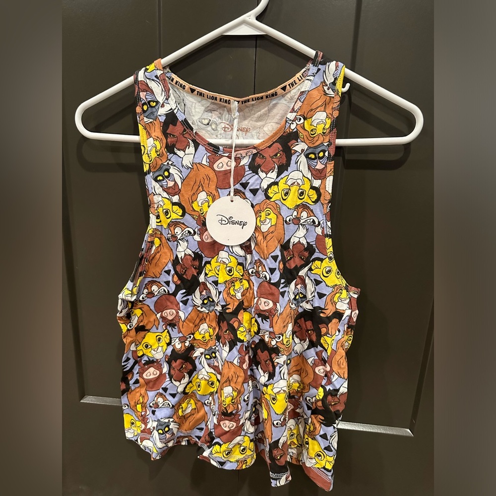 Disney The Lion King Multi-Color Character Tank Top